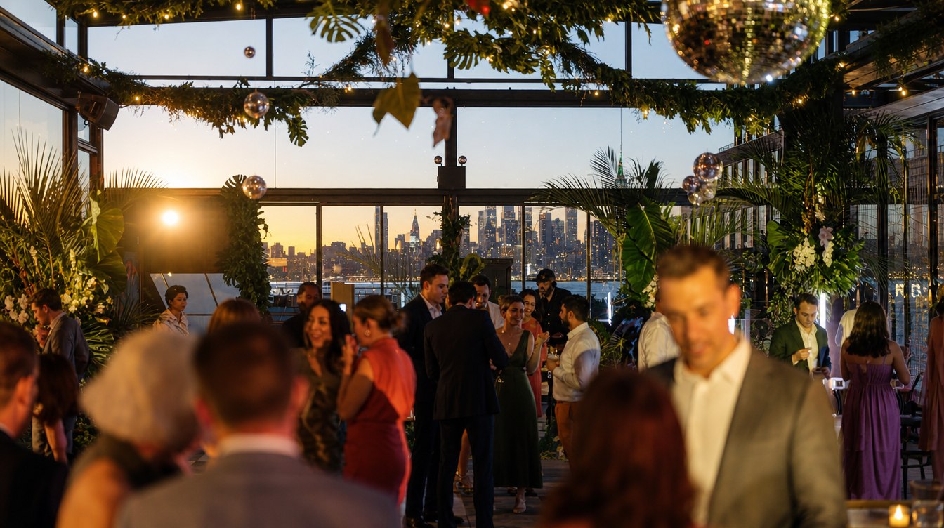Comparti corporate evening cocktail party catering