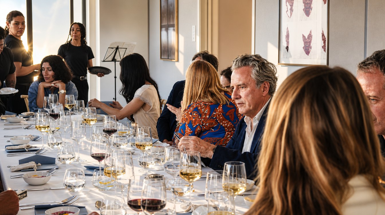 Comparti NYC executive dinner party catering