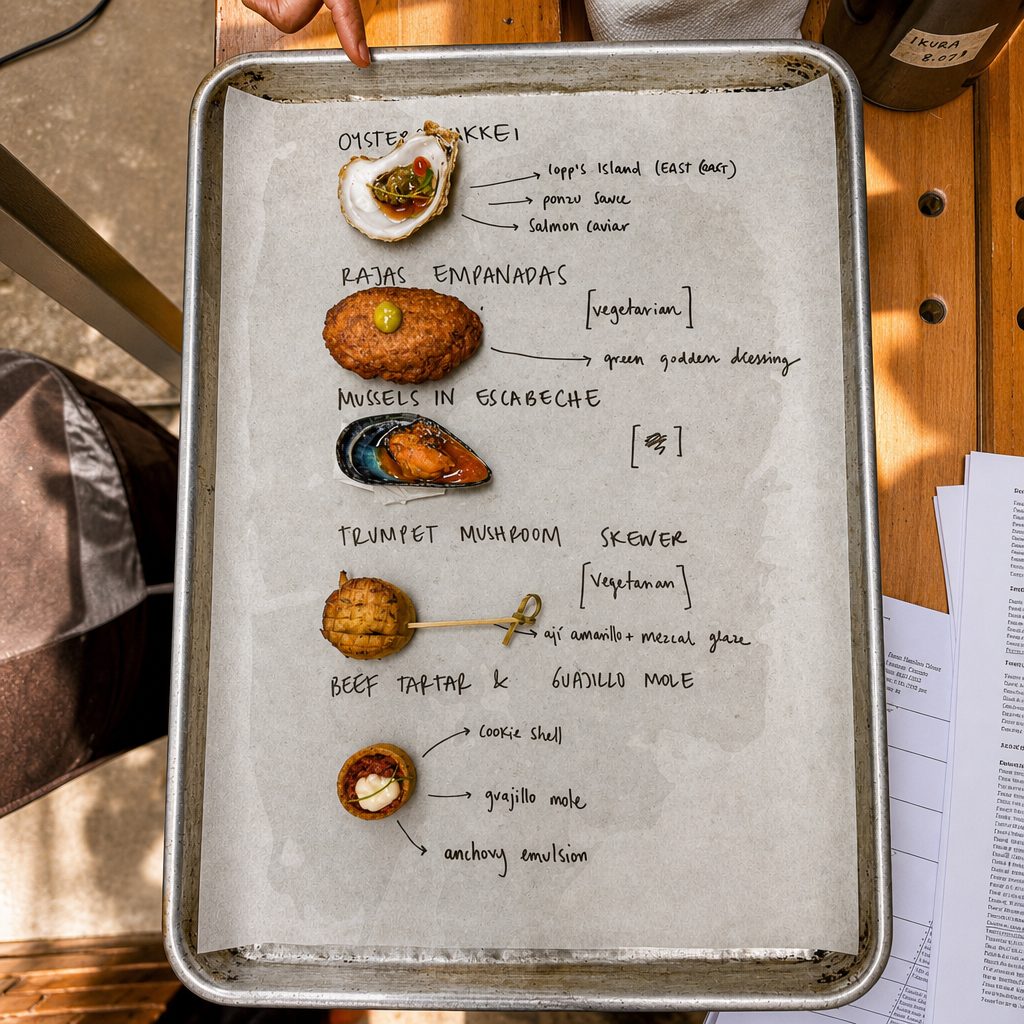 Comparti in-house chef plating in NYC
