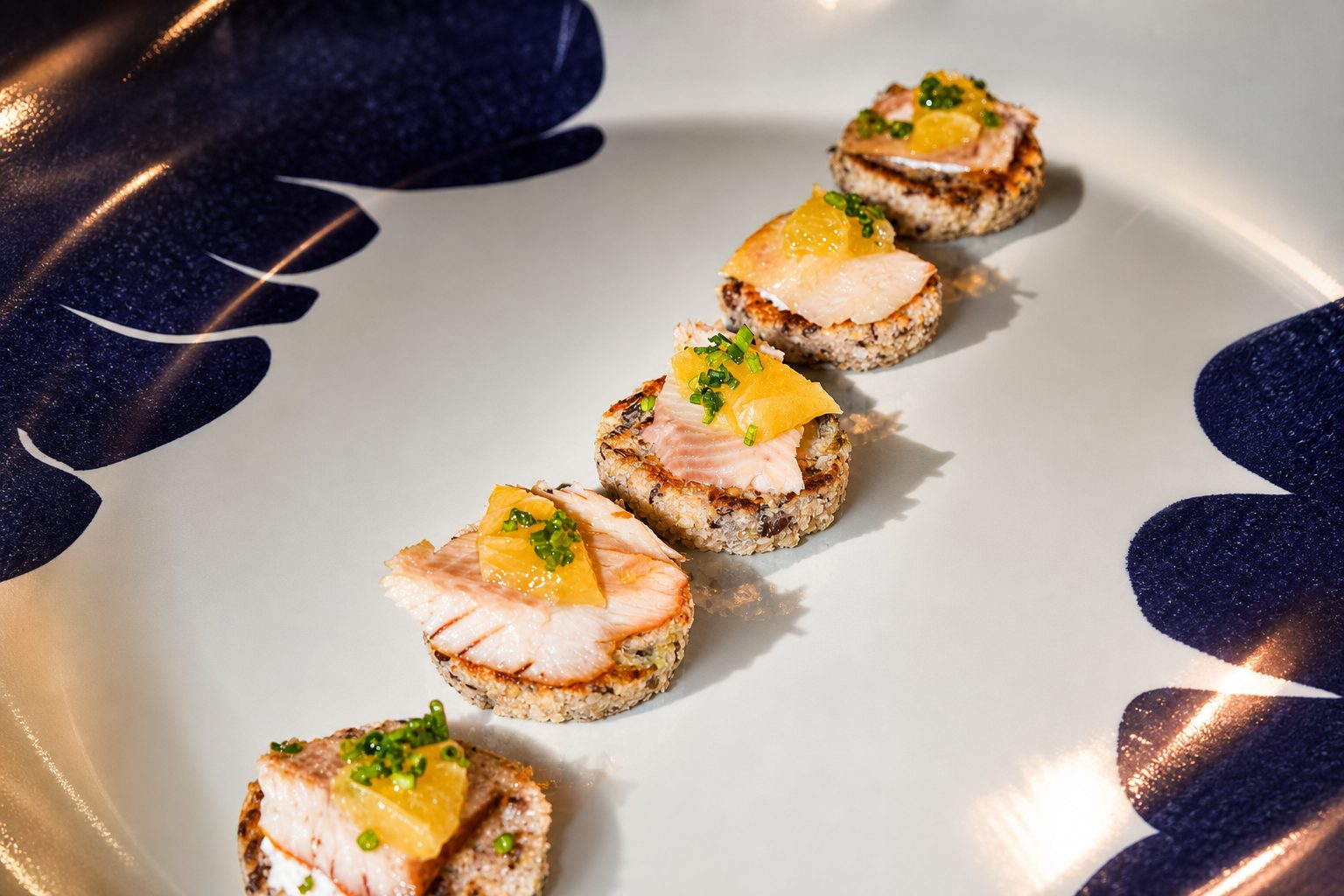 Comparti wedding passed dessert canapés — late night bites