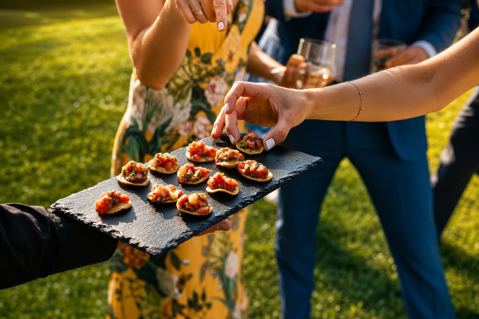 Comparti wedding canapés and hors d'oeuvres catering