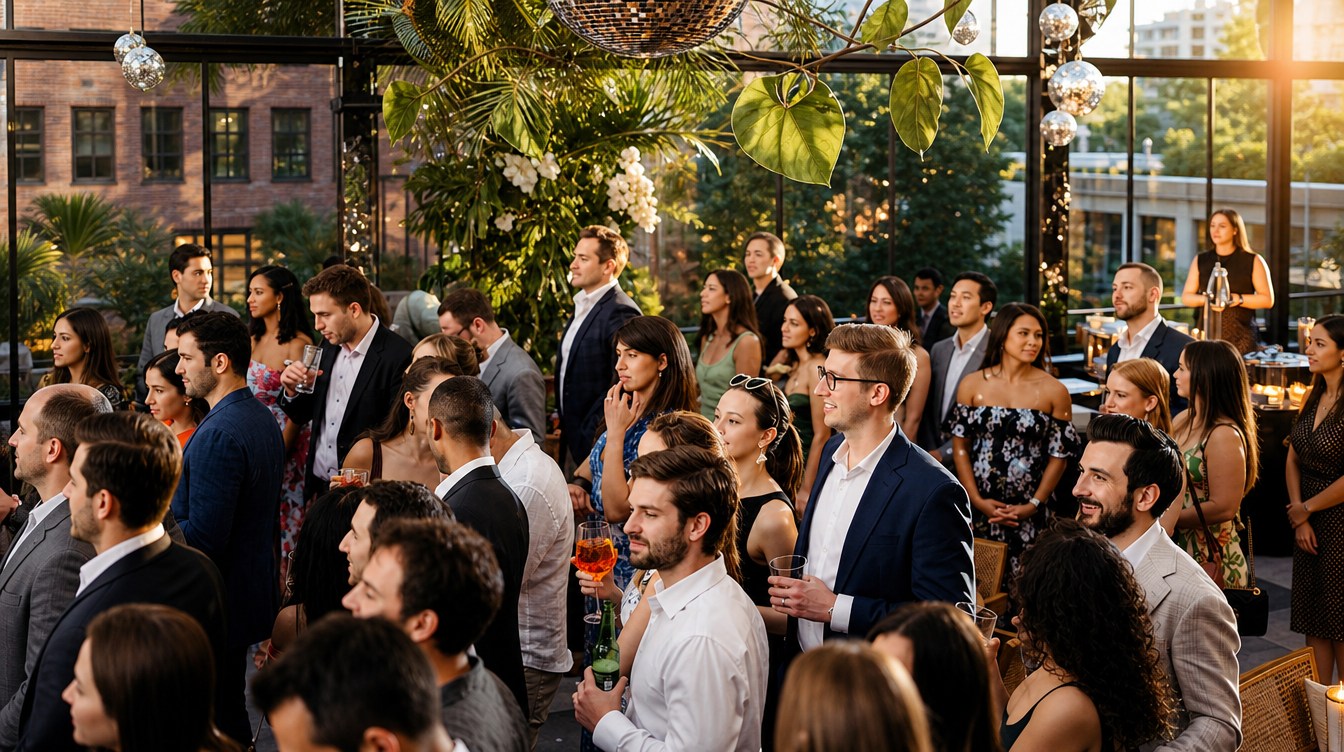 Comparti product launch and off-site corporate catering