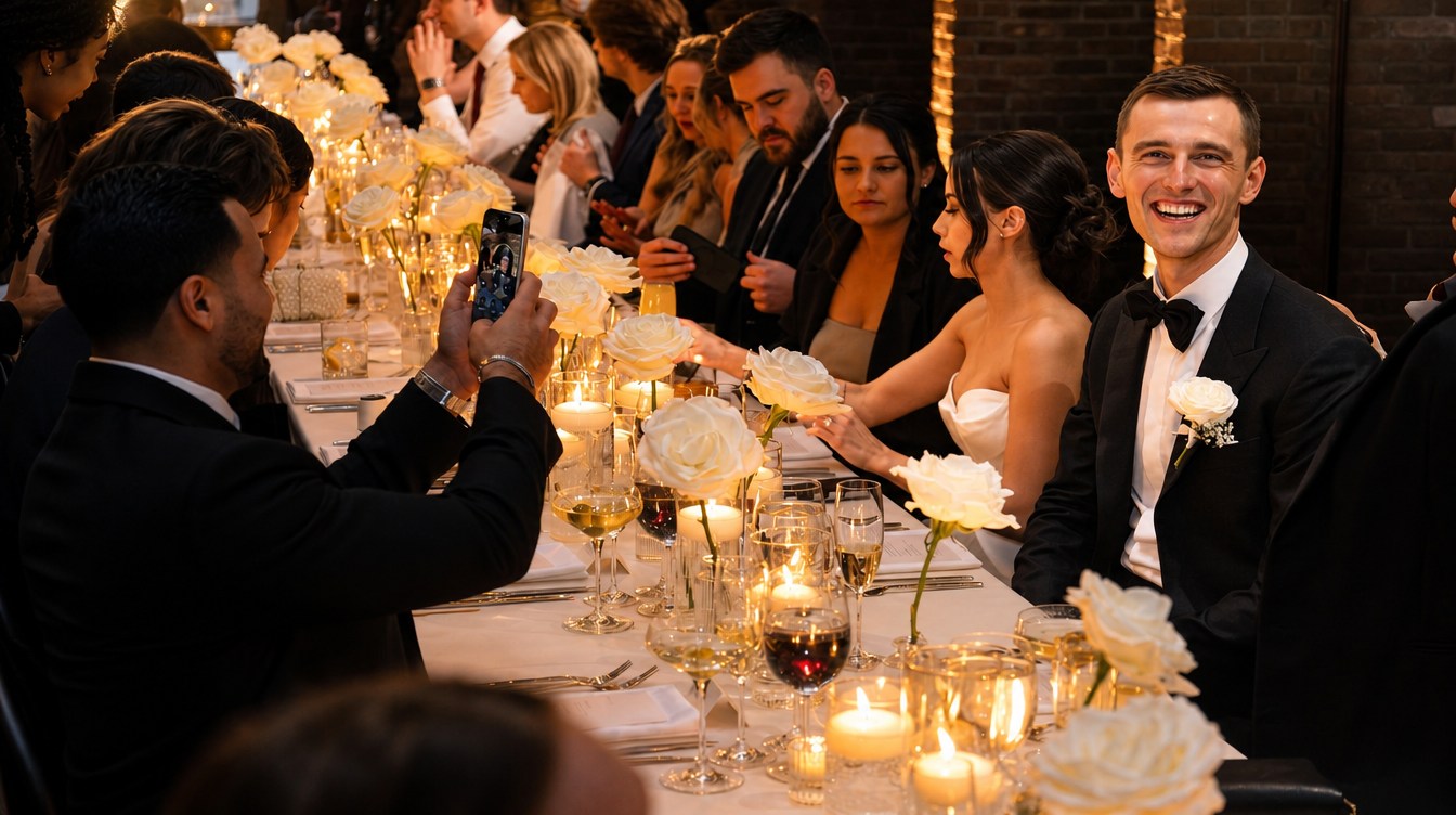 NYC wedding catering elegant reception