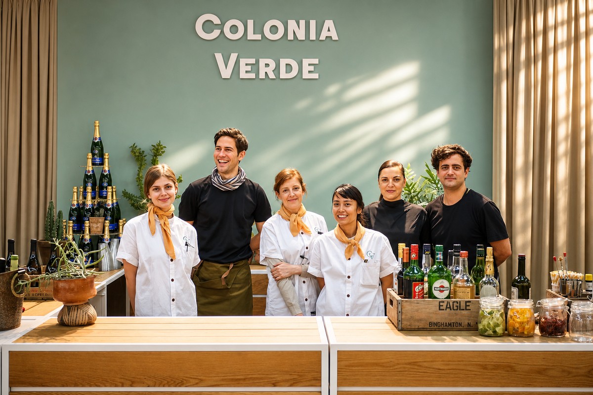 Comparti team toasting together