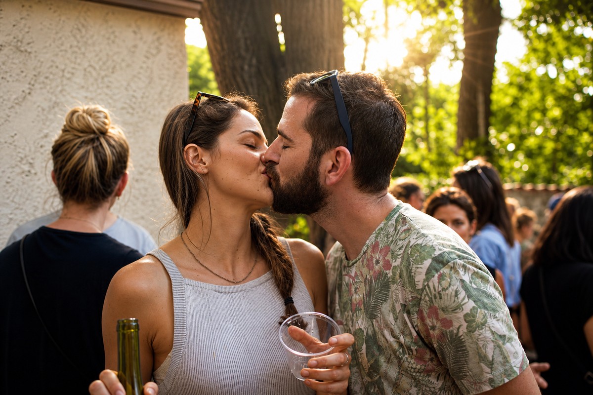 Comparti romantic garden party catering in the sun